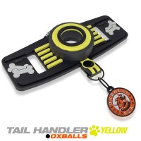 Oxballs TAIL HANDLER Belt-Strap Show Tail - Yellow