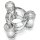 Oxballs HEAVY SQUEEZE Weighted Ballstretcher - Clear