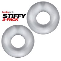 Oxballs STIFFY 2-pack Bulge Cockrings - Clear Ice