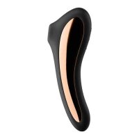 Satisfyer Dual Kiss Insertable Air Pulse Vibrator Black
