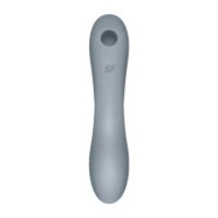 Satisfyer Curvy Trinity 3 Insertable Air Pulse Vibrator Blue Grey