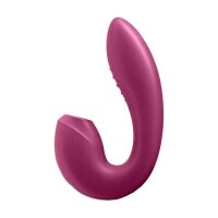 Satisfyer Sunray Insertable Double Air Pulse Vibrator Berry
