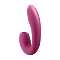 Satisfyer Sunray Insertable Double Air Pulse Vibrator Berry