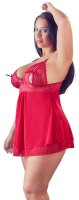 Babydoll rot L - 4XL