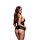 Baci Black Lace Babydoll One Size - Queen Size