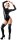 Latex Body schwarz S - 2XL