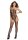 Strapless Teddy Bodystocking Black One Size - Queen Size