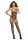 Strapless Teddy Bodystocking Black One Size - Queen Size