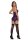 Microfiber & Mesh Garter Slip Plum One Size - Queen Size