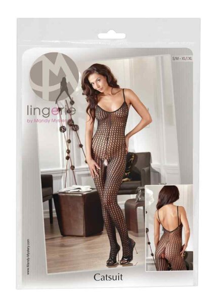 Catsuit schwarz S/M - XL/2XL