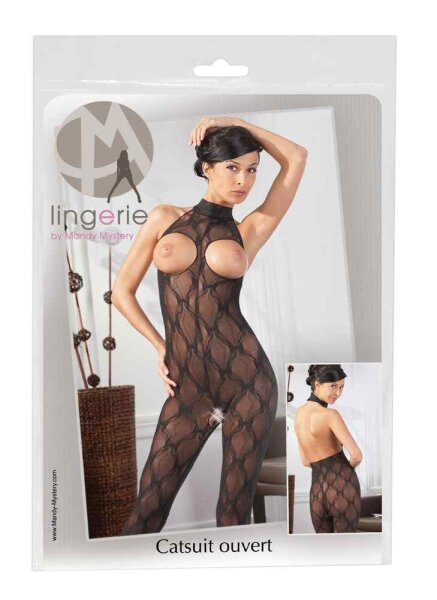 Catsuit busenfrei S - 2XL