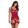 Obsessive - Rosalyne Corset & Thong Red S - XL