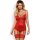 Obsessive Lovica Corset & Thong Red S/M