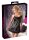 Satin Neglige schwarz S - 2XL