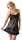 Satin Neglige schwarz S - 2XL