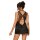 Obsessive Alifini Chemise & Thong Black S - XL