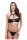 Baci Bra & Strappy G-String Set Black S - XL