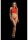 Festive Rhinestone Top And Thong Red One Size - Queen Size