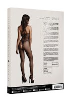 Fishnet And Lace Bodystocking Black One Size - Queen Size