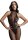Fishnet And Lace Bodystocking Black One Size - Queen Size