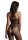 Fishnet And Lace Bodystocking Black One Size - Queen Size