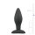 Large Black Silicone Buttplug