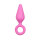 Pink Buttplugs With Pull Ring Set