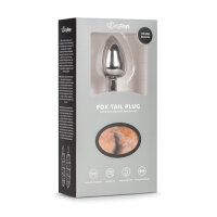 Fox Tail Plug No. 3 Silver 3,4 cm
