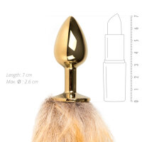 Fox Tail Plug No. 1 Gold