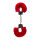 Furry Handcuffs Red