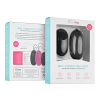 Vibrating Egg With Remote Control Black