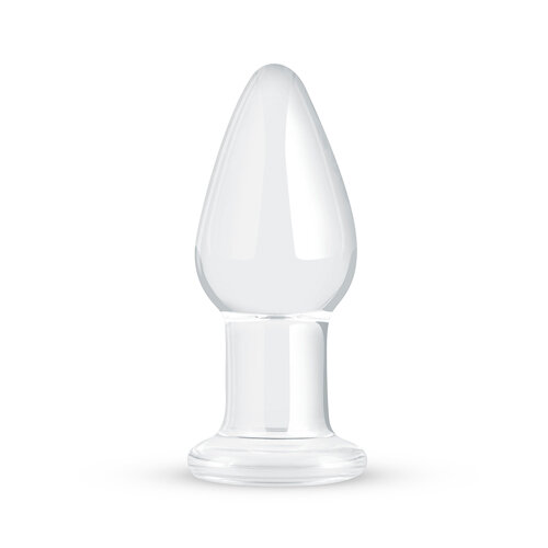Clear Glass Buttplug