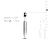 Short Hollow Penis Plug With Removable Head