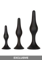 Silicone Anal Starter Kit Black