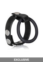 Medium Leather Ball Spreader Black