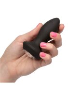Vibrating Petite Crystal Probe Black