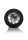 Vibrating Petite Crystal Probe Black