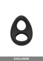 Soft Silicone Stallion C-Ring Black