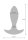 The Brave Vibrating Anal Plug Blue Metallic