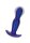 The Stout Inflating Vibrating Plug Blue Metallic