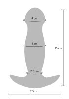 The Wild Magnetic Pulse Vibrating Plug Blue Metallic