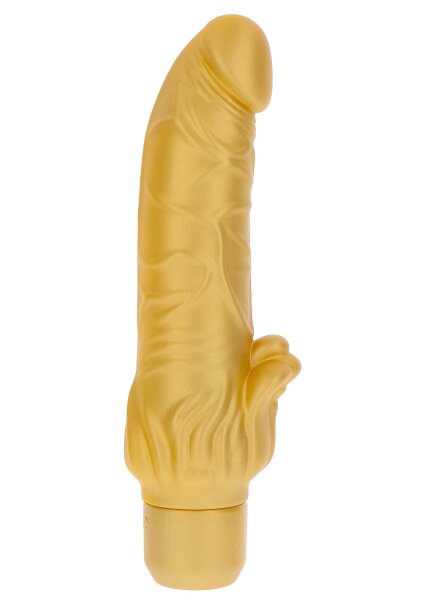 Gold Dicker Stim Vibrator  Gold