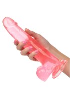 Queen Size Dong 8 Inch Pink