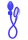 Mini Silicone Pump Purple