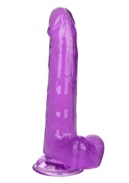 Queen Size Dong 8 Inch Purple - 25,5 cm