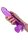 Queen Size Dong 8 Inch Purple - 25,5 cm