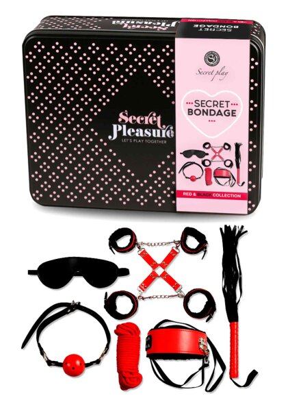 Bondage Kit Two Colours Red