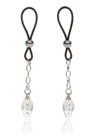 Nipple Jewel Crystal Teardrop Silver