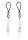 Nipple Jewel Crystal Teardrop Silver