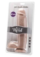 Dildo 10 in. w/ Balls Vibrator Skin